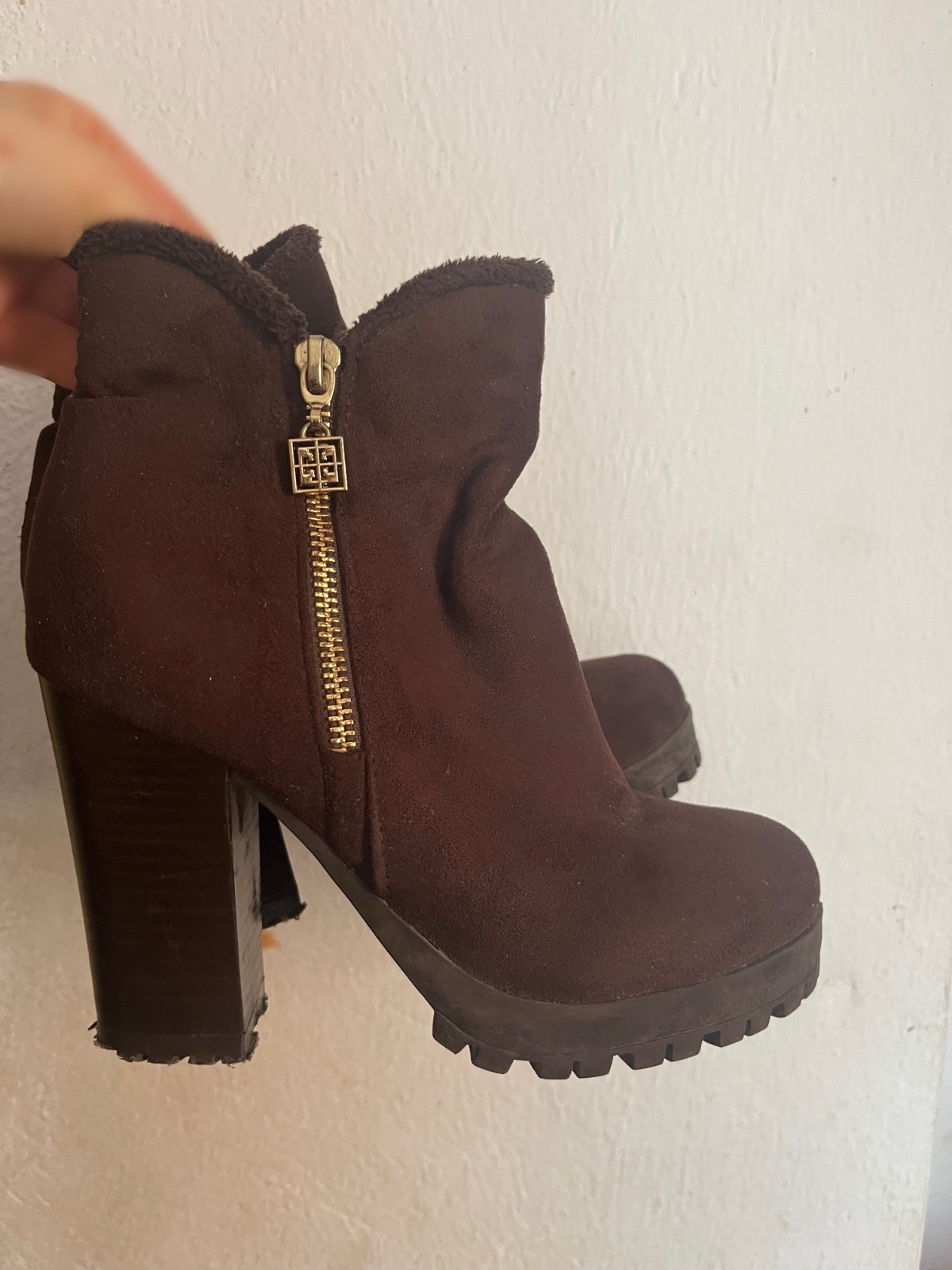 Bottines à Talons  – Marron Chocolat 🍫