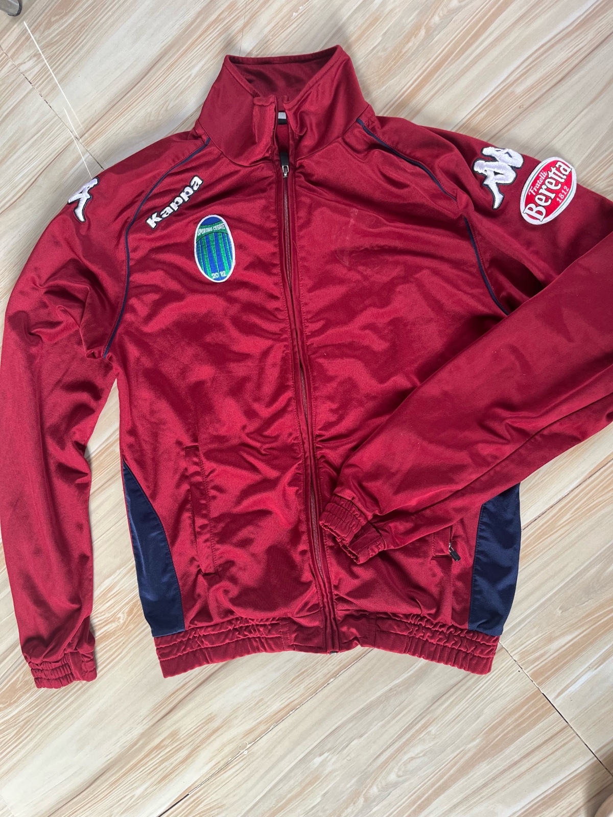 Veste de Survêtement Vintage Kappa - Rouge Bordeaux/Grenat - Sporting Cesate
