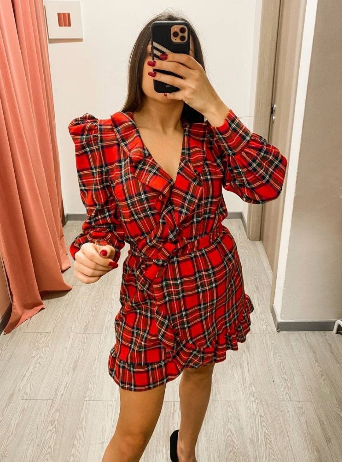 Mini-robe à carreaux❤️