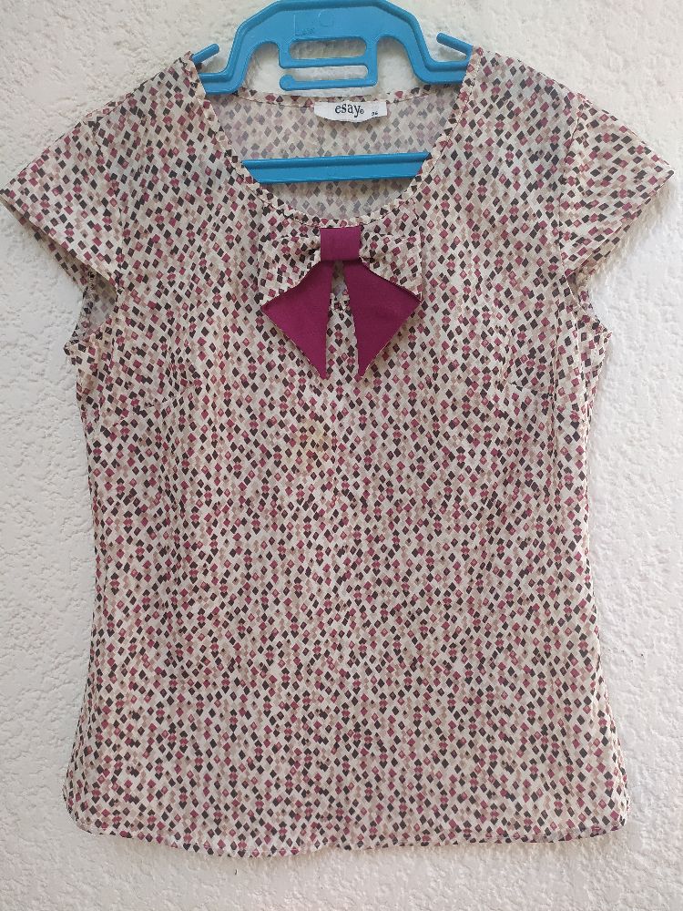 Blouse à motif géométrique Esay