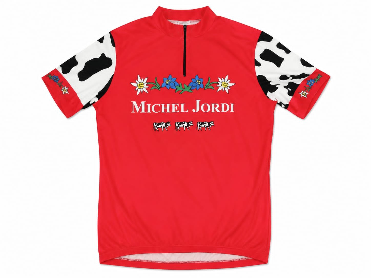 Maillot de sport rouge Michel Jordi unisexe