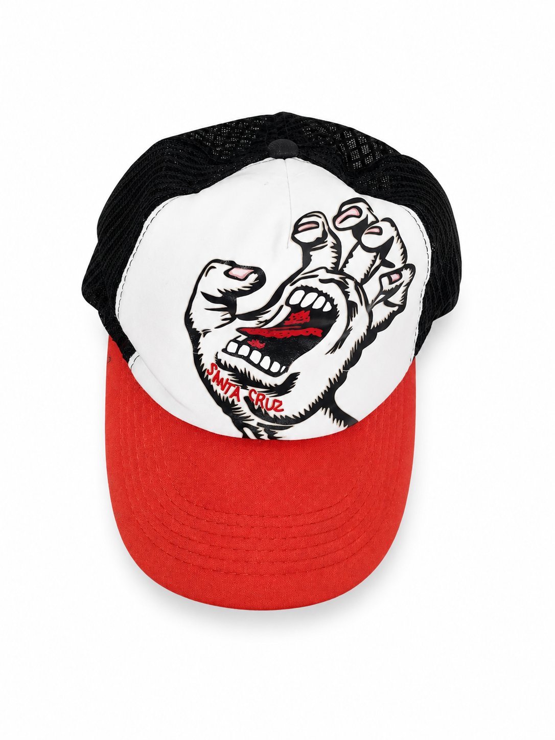 Casquette garçon noir et rouge