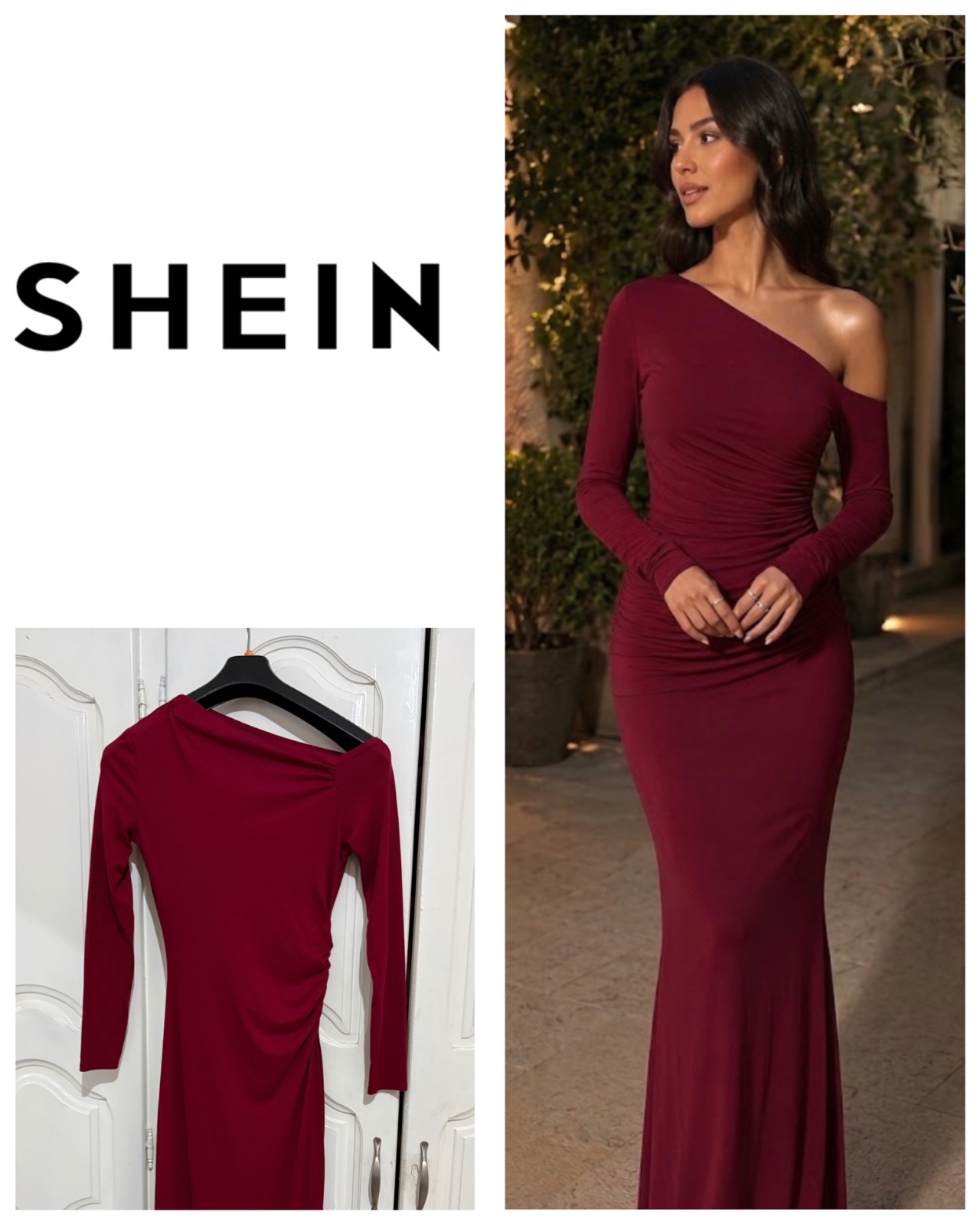 Robe maxi soirée élégante - Asymétrique (One Shoulder)