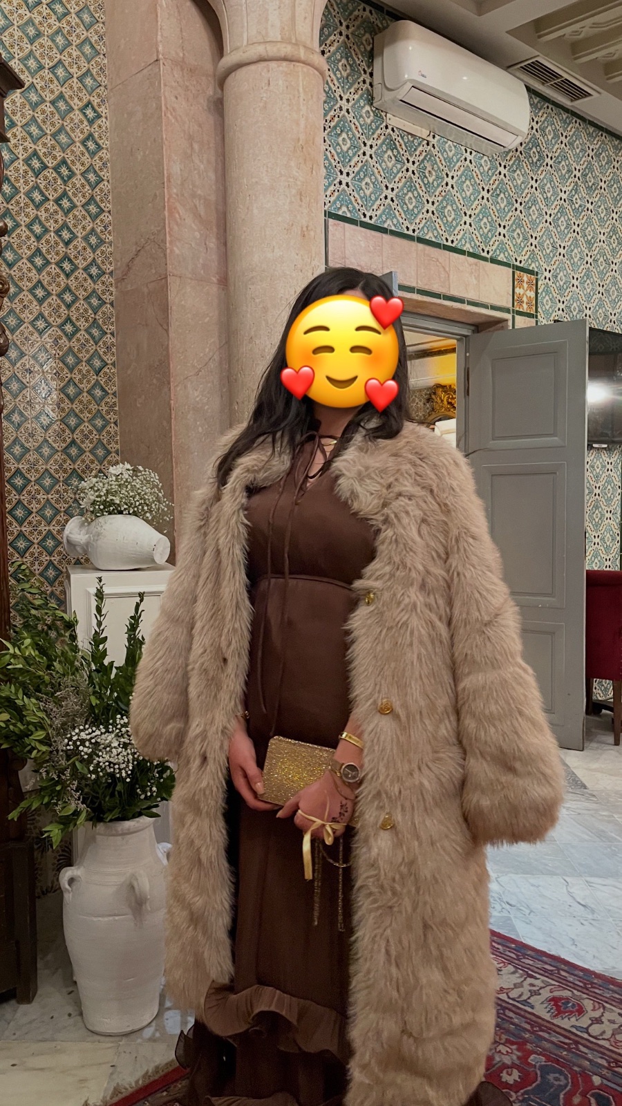 Manteau fausse forure 
