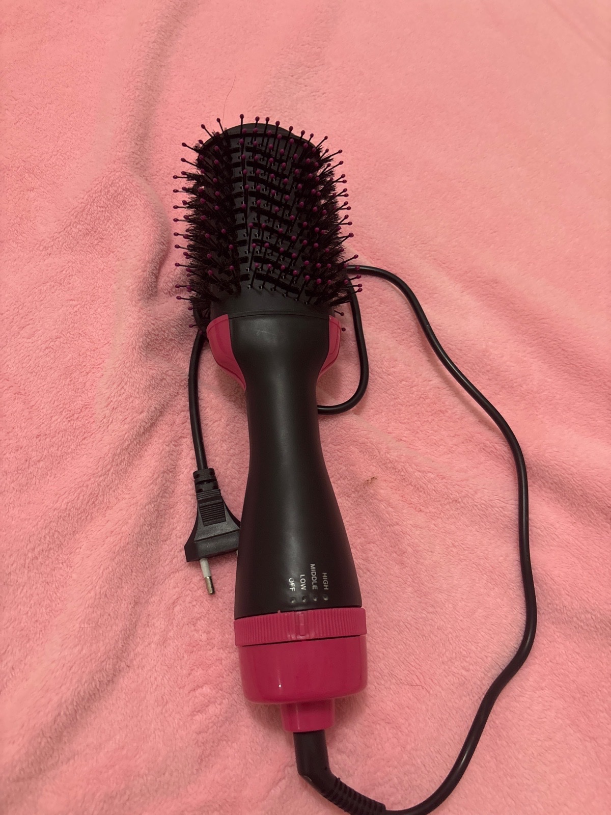 Brosse chauffante