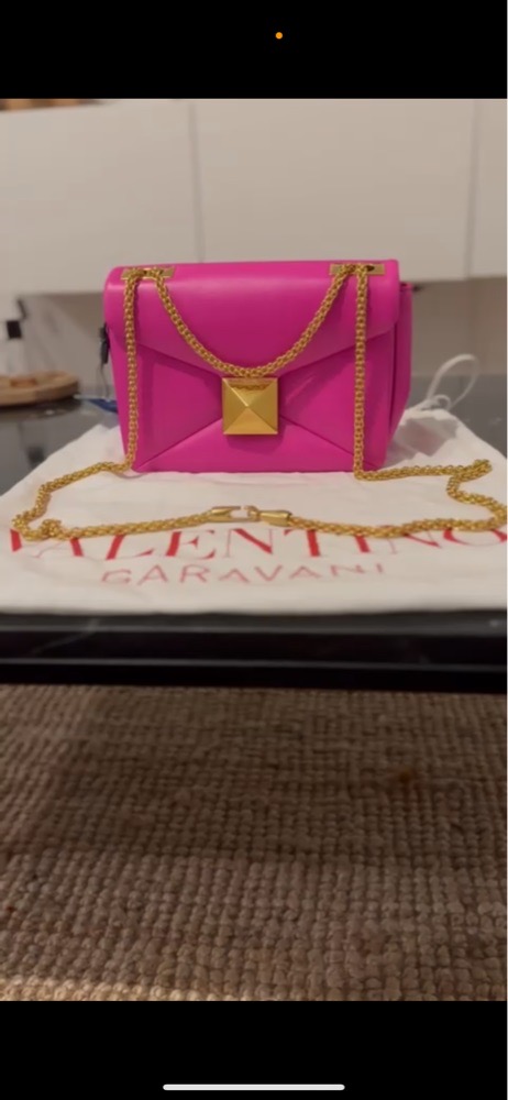 sac rose valentino one stud