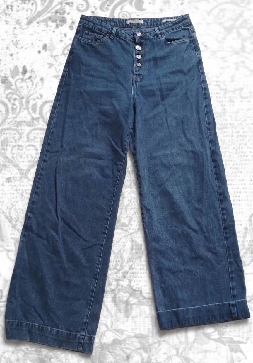 Dark denim jeans