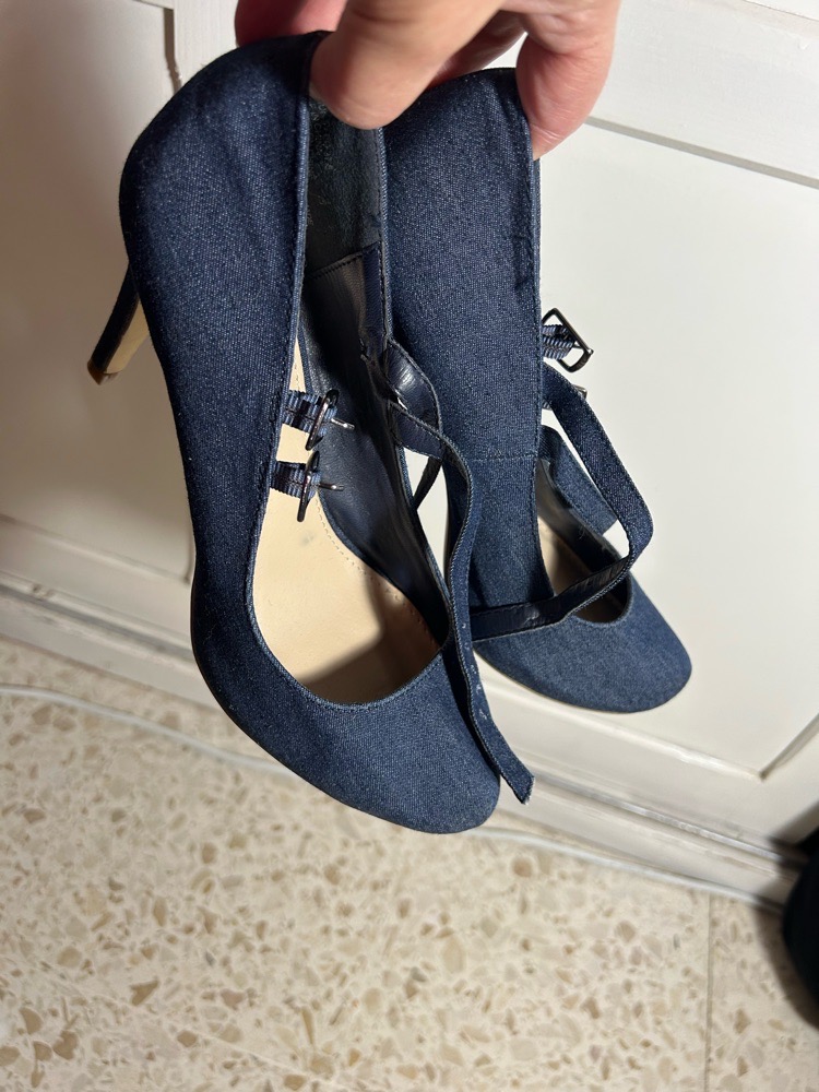 Fabuleux escapins en jeans