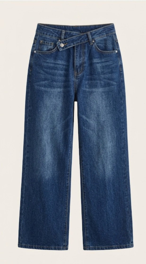 Jean large bleu 