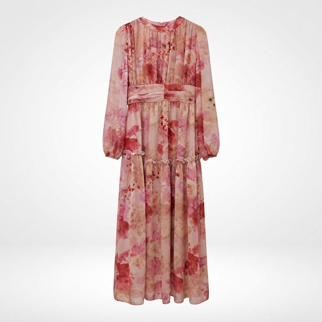 Robe avec des fleurs 