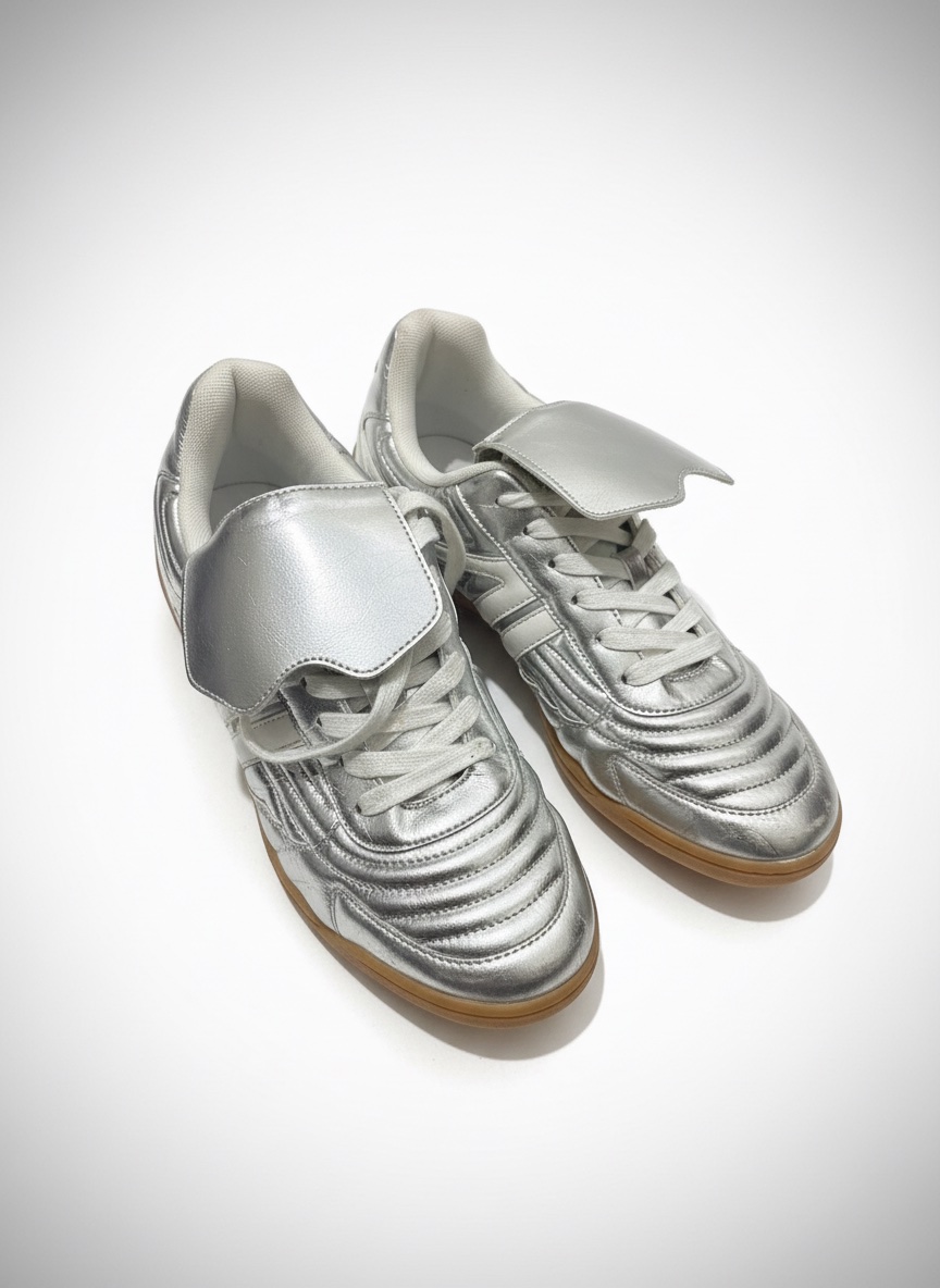 CUCCOO EASI Women Retro Casual Metallic Sporty Sneakers 