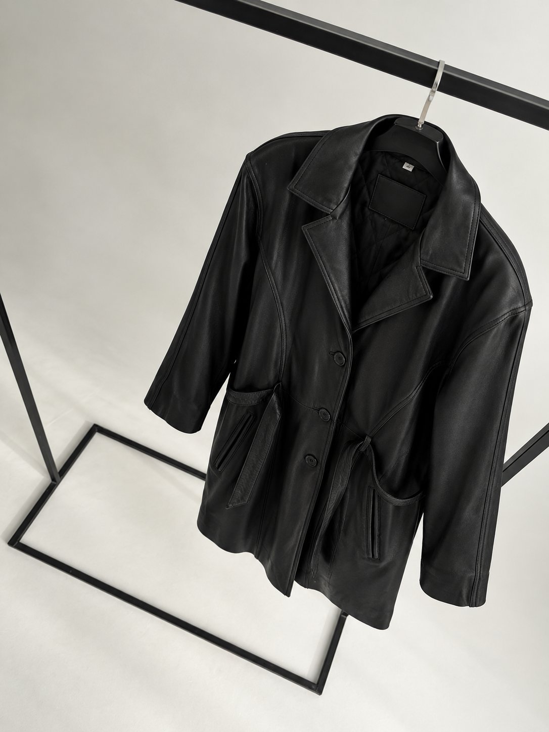 Manteau en cuir 