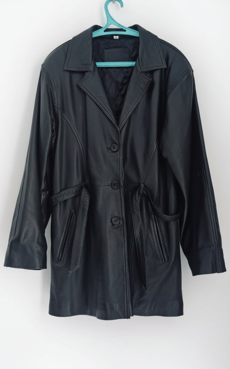 Manteau en cuir 