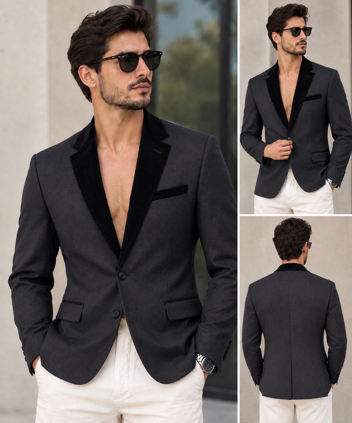 Veste homme en velours 