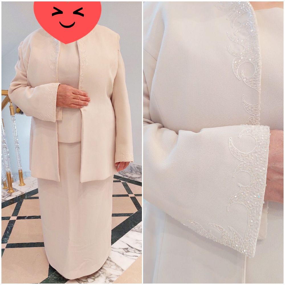 Ensemble soirée femme voilée 