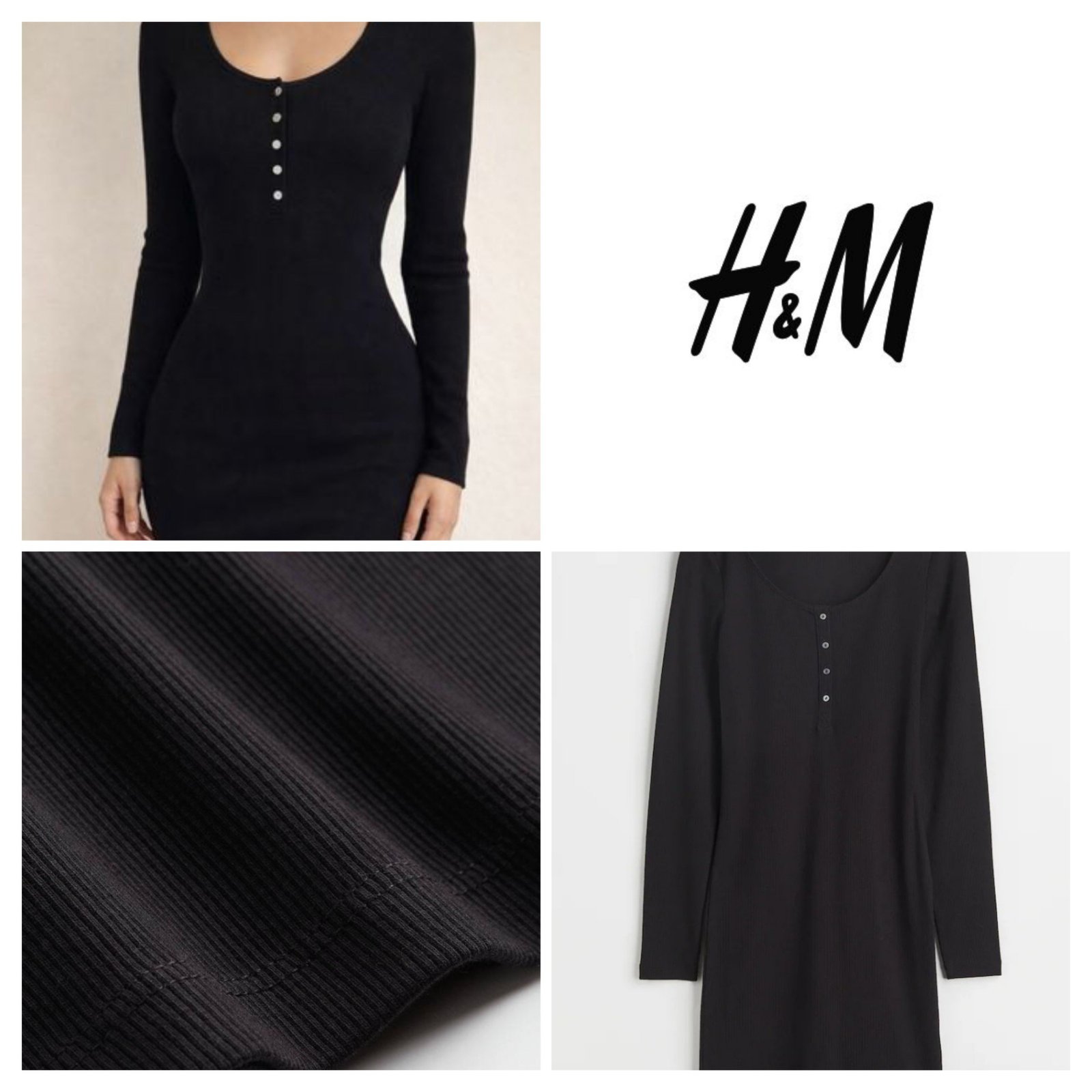 Robe noire h&m 🖤🖤