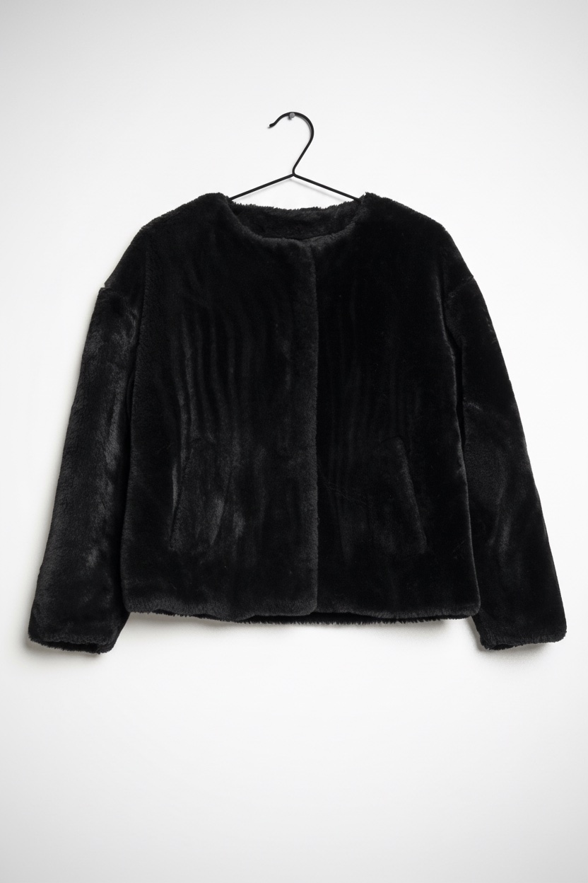 Veste fausse fourrure 