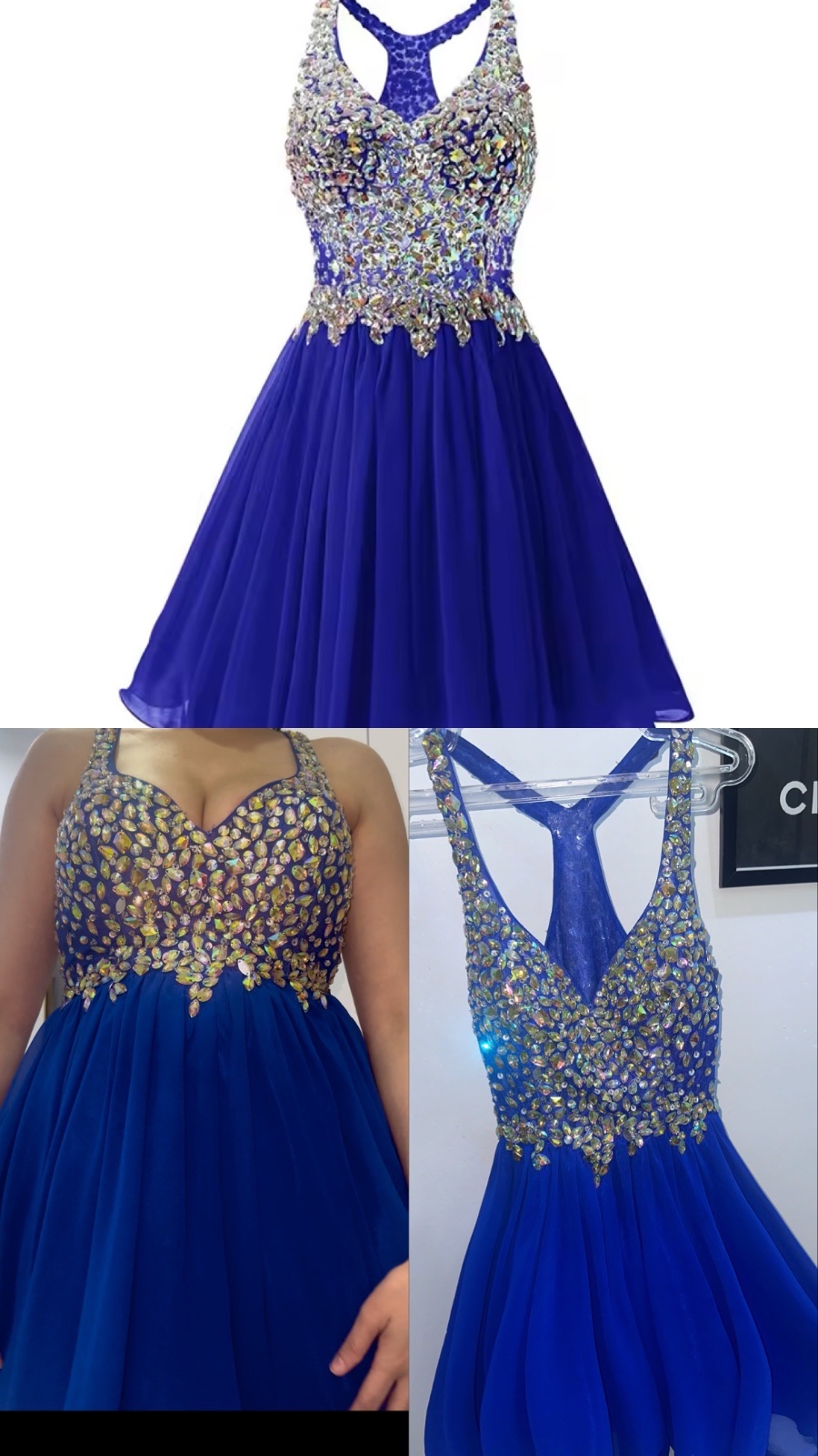 Robe courte princesse