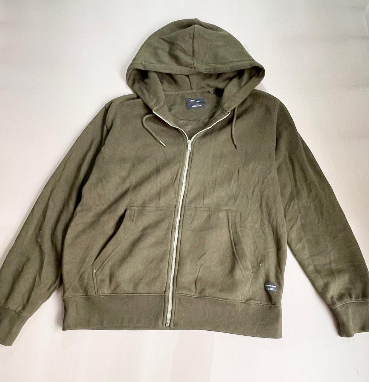 Hoodie Zippé Jack & Jones Authentique - Kaki
