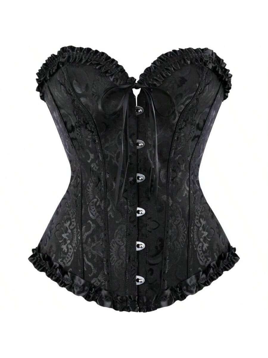 Corset noir gothic 