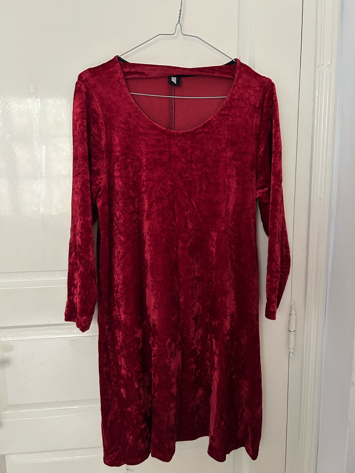 Robe rouge 🍷💃en velours 