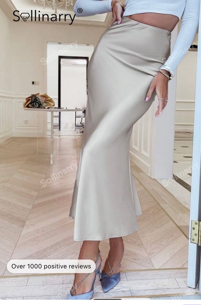Jupe Shein en Satin