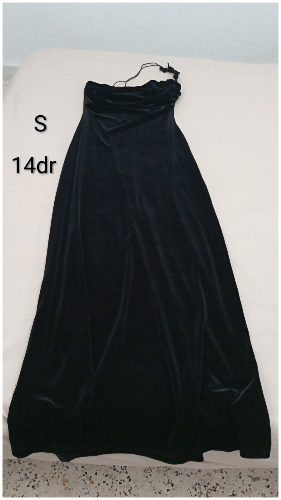 Robe soirée velours 