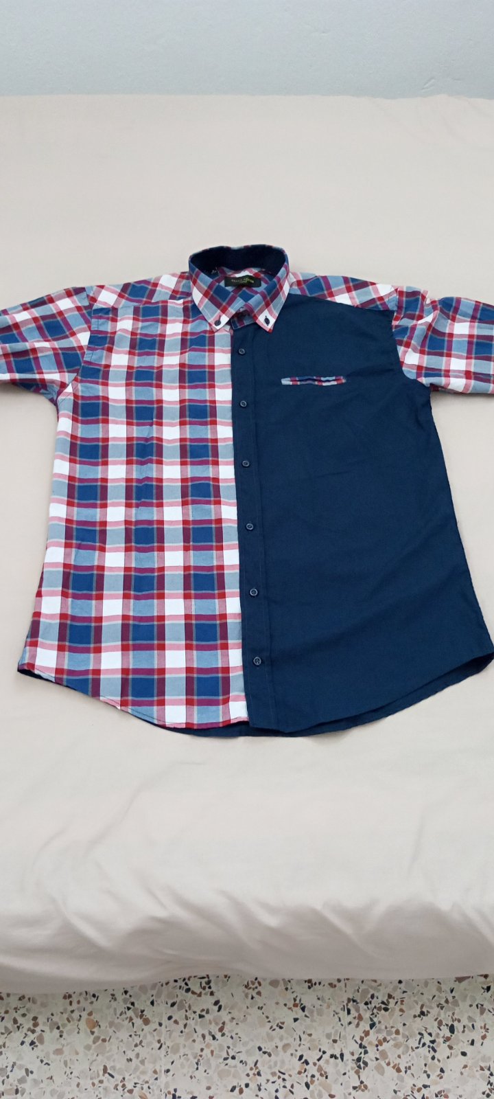 Chemise homme bleu 