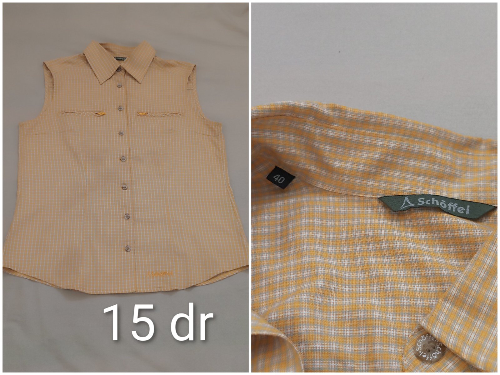 Chemise orange 