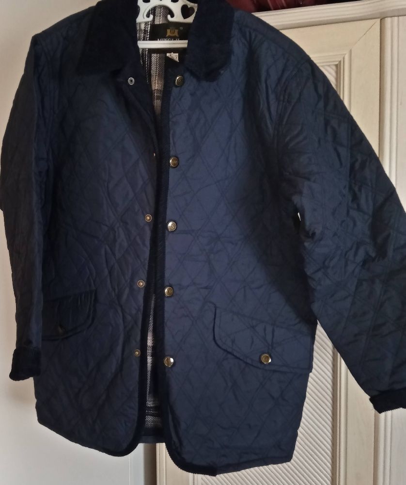 manteau bleu marine