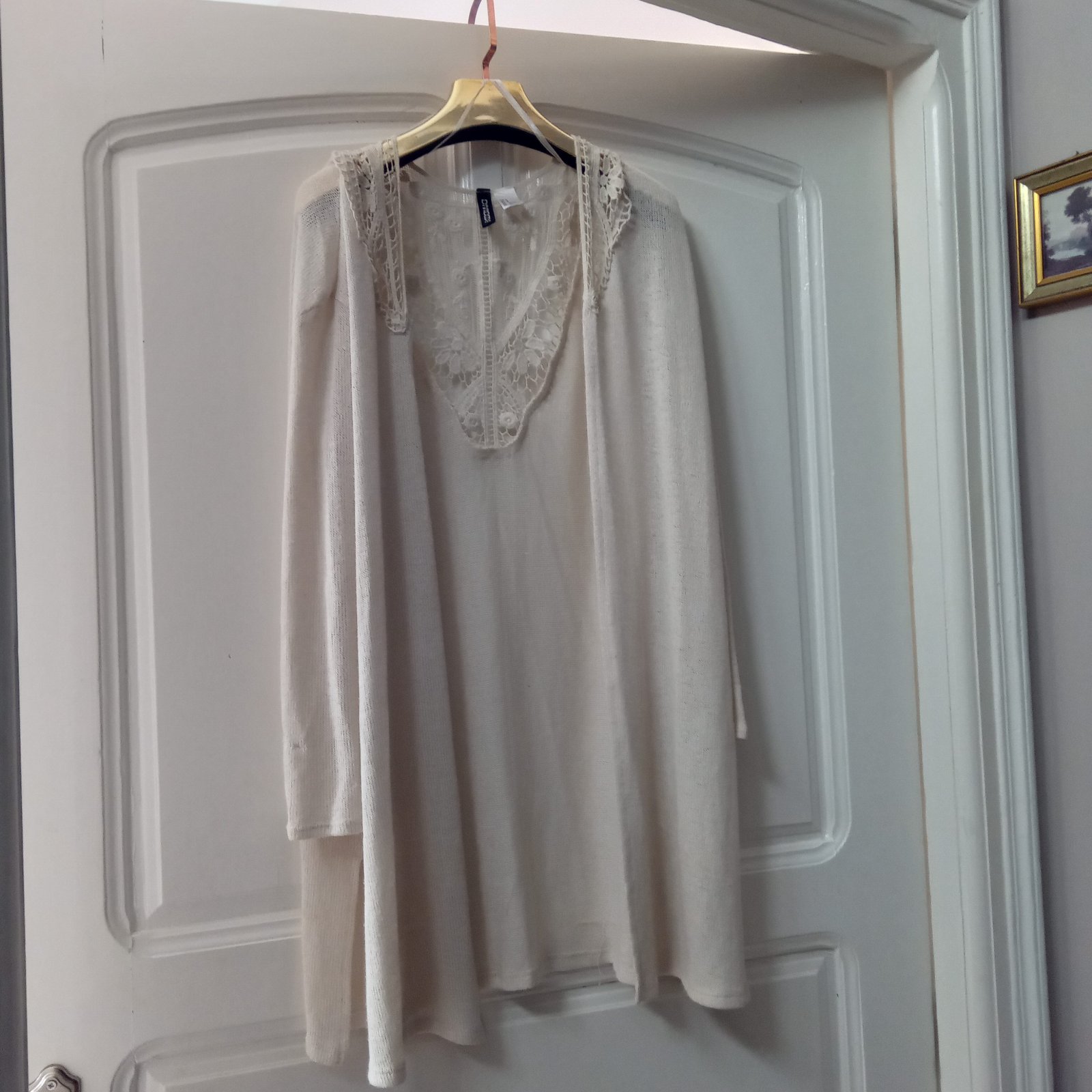 Jilet blanc cassé berssem