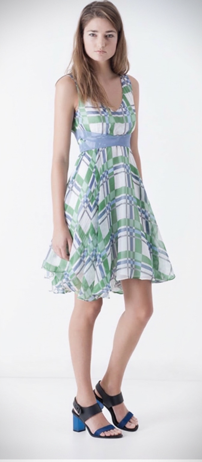 Robe à Carreaux Été - Empire Chic 👗Max&Co