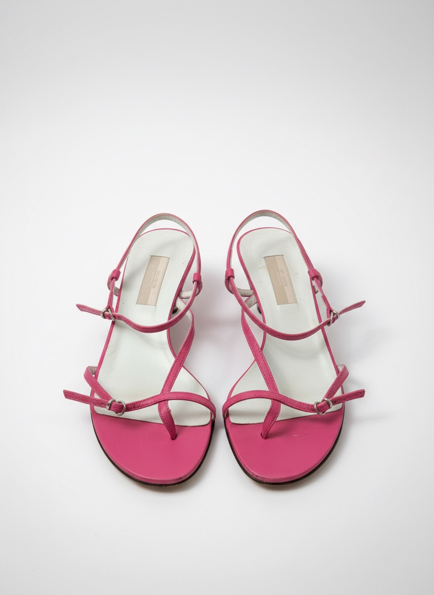 Mules a talon rose 