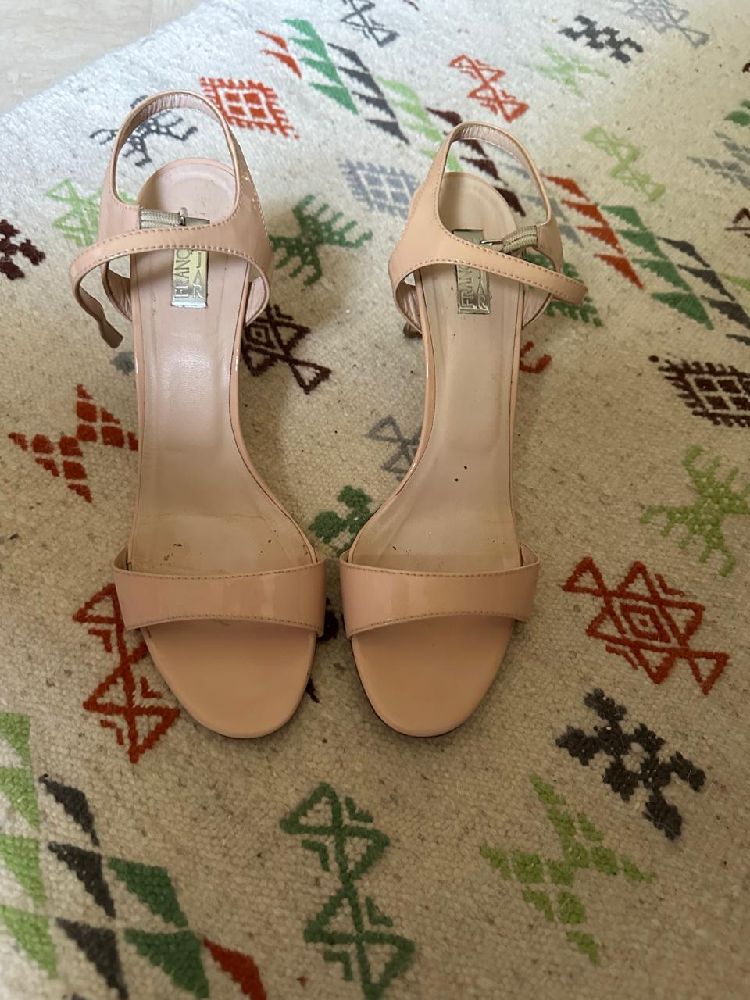 Sandales rose saumon 
