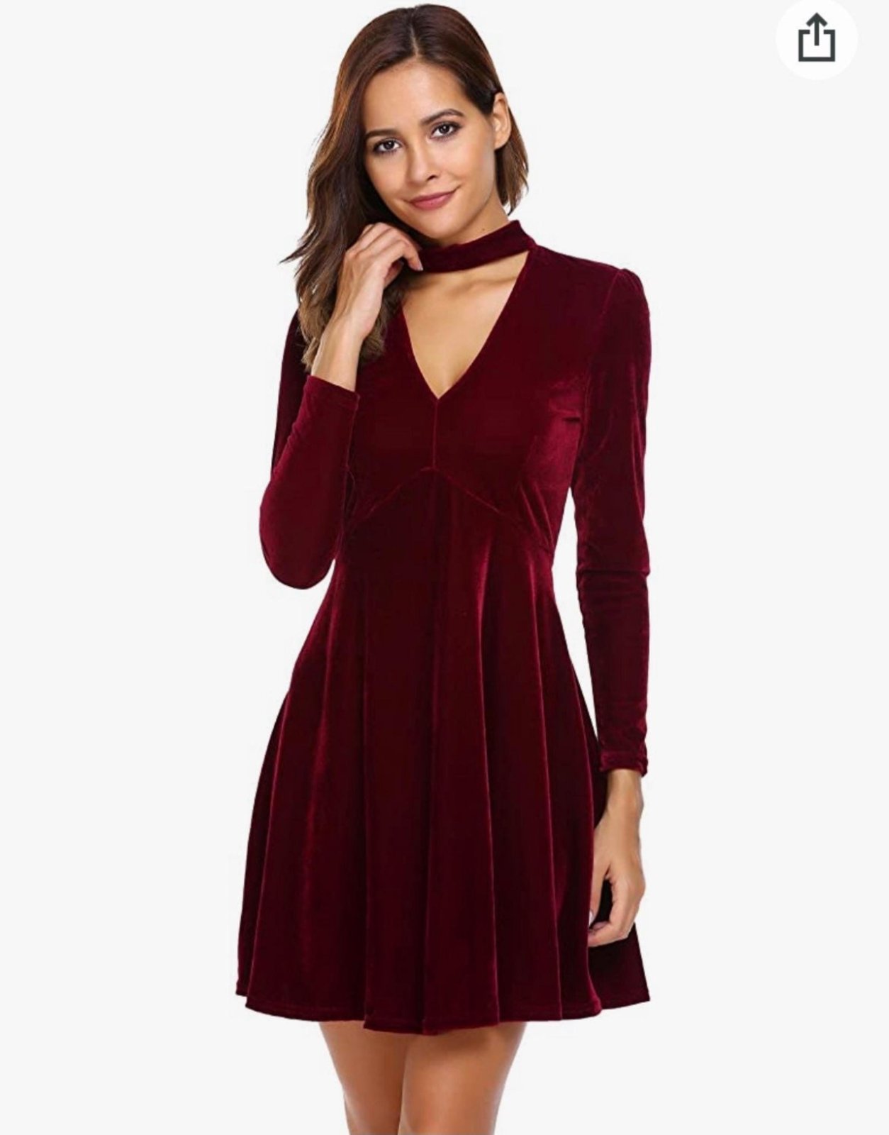 Combishort velours burgundy
