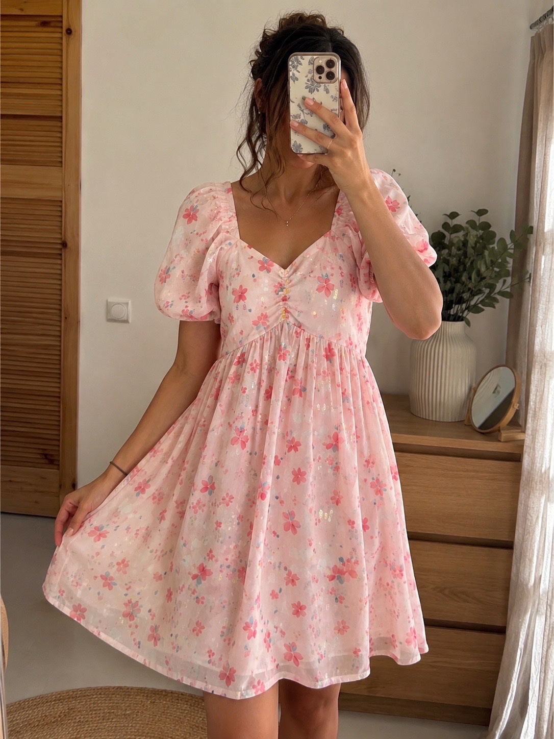 Robe rose
