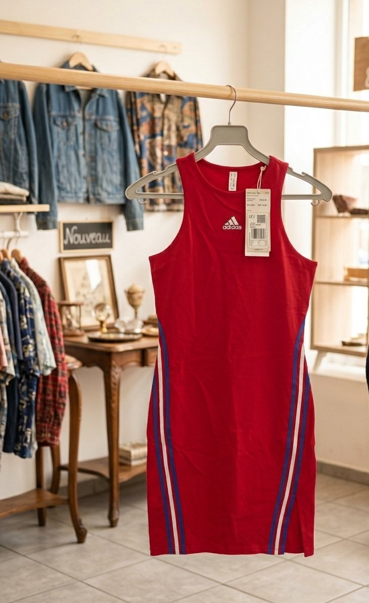 Robe adidas rouge