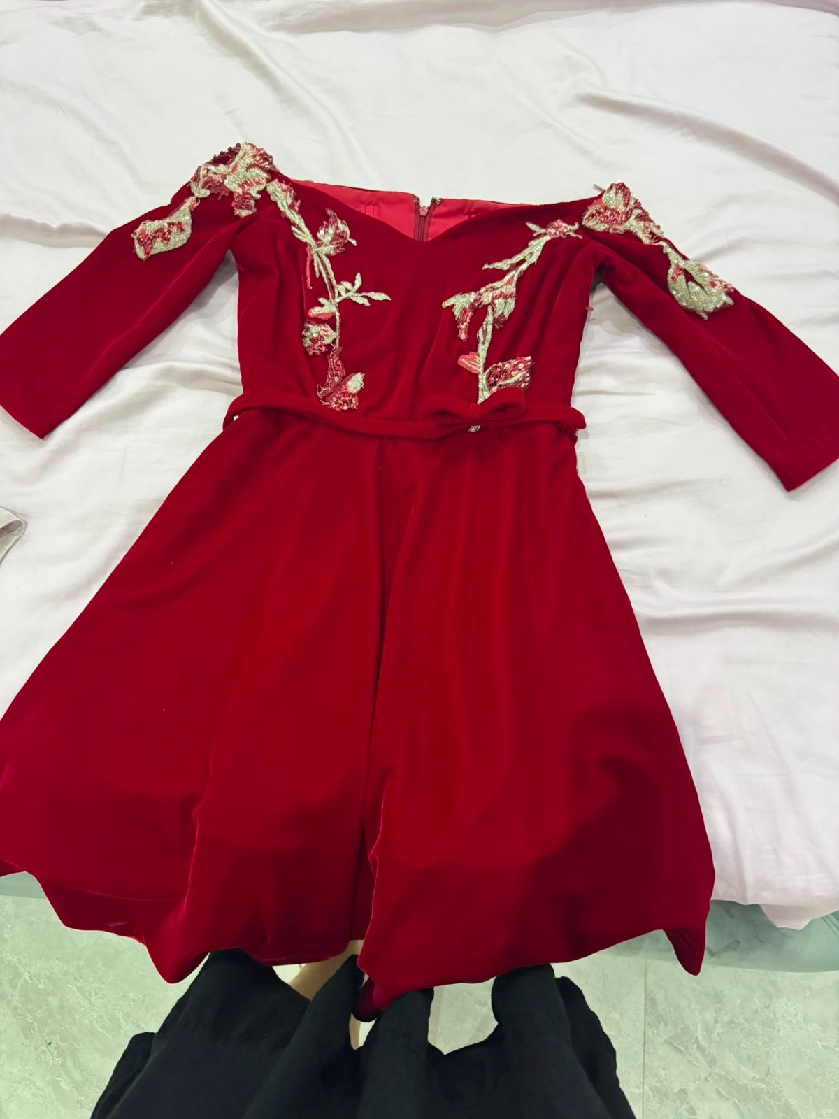Robe soiree velour