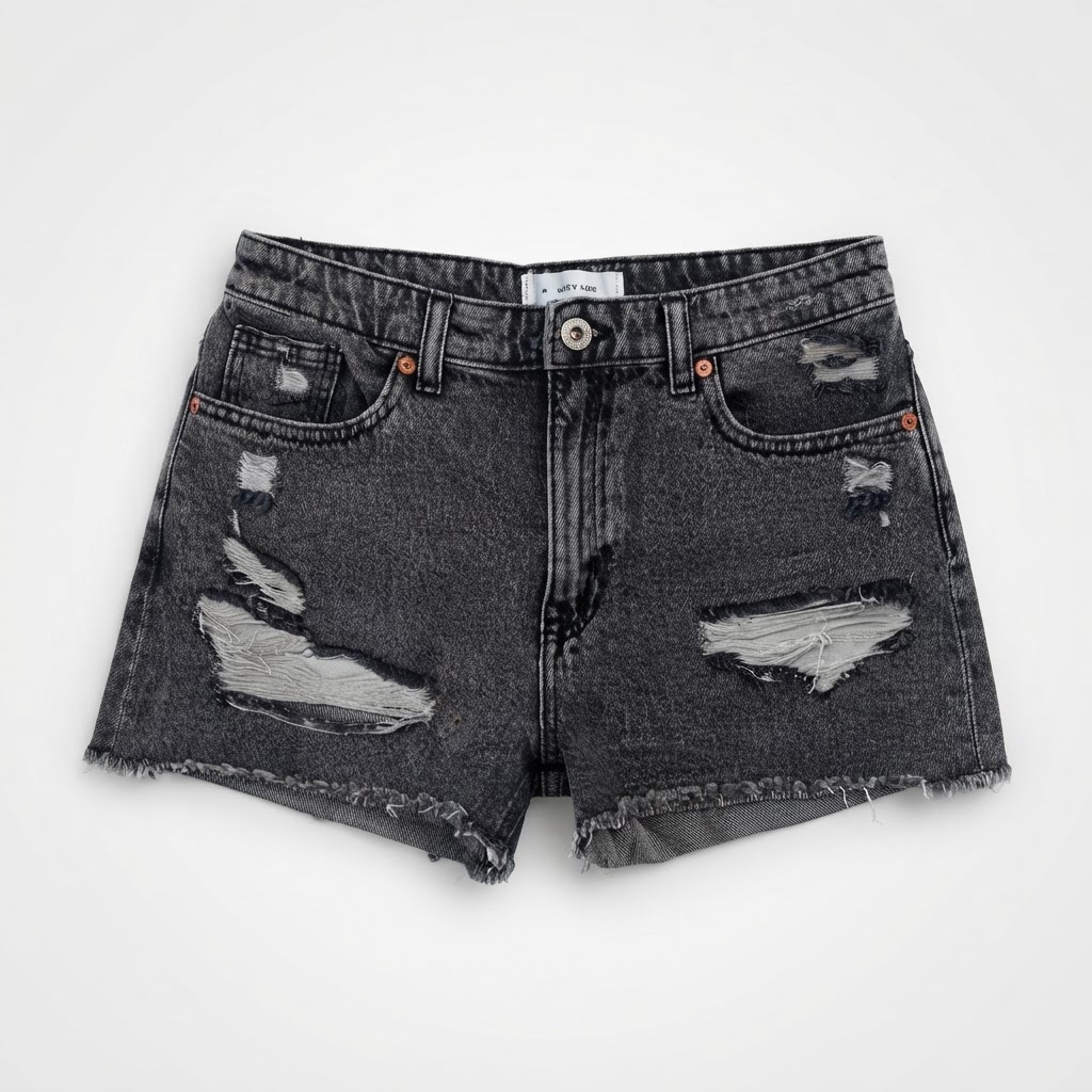 Terranova ripped denim shorts 🩶