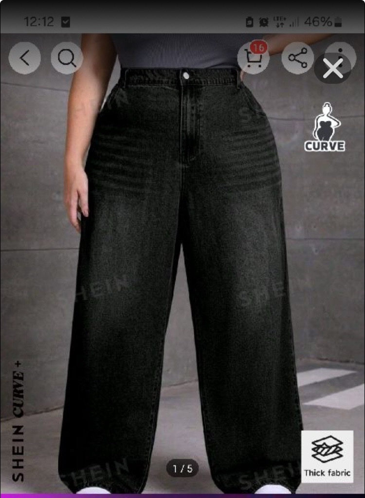 Jeans baggy long