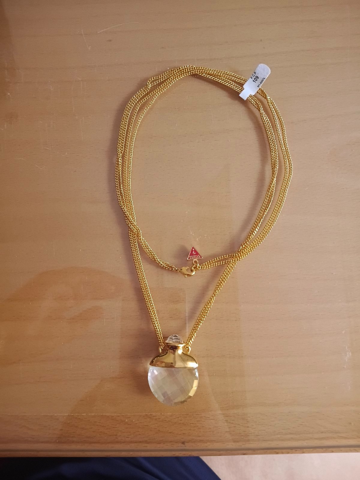 Long collier Guess authentique