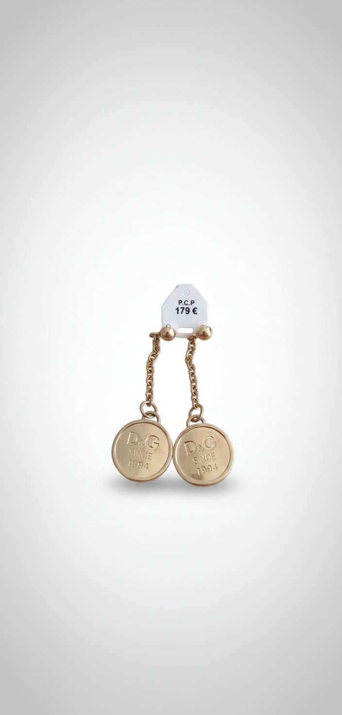 Boucles d'oreilles D&G authentique