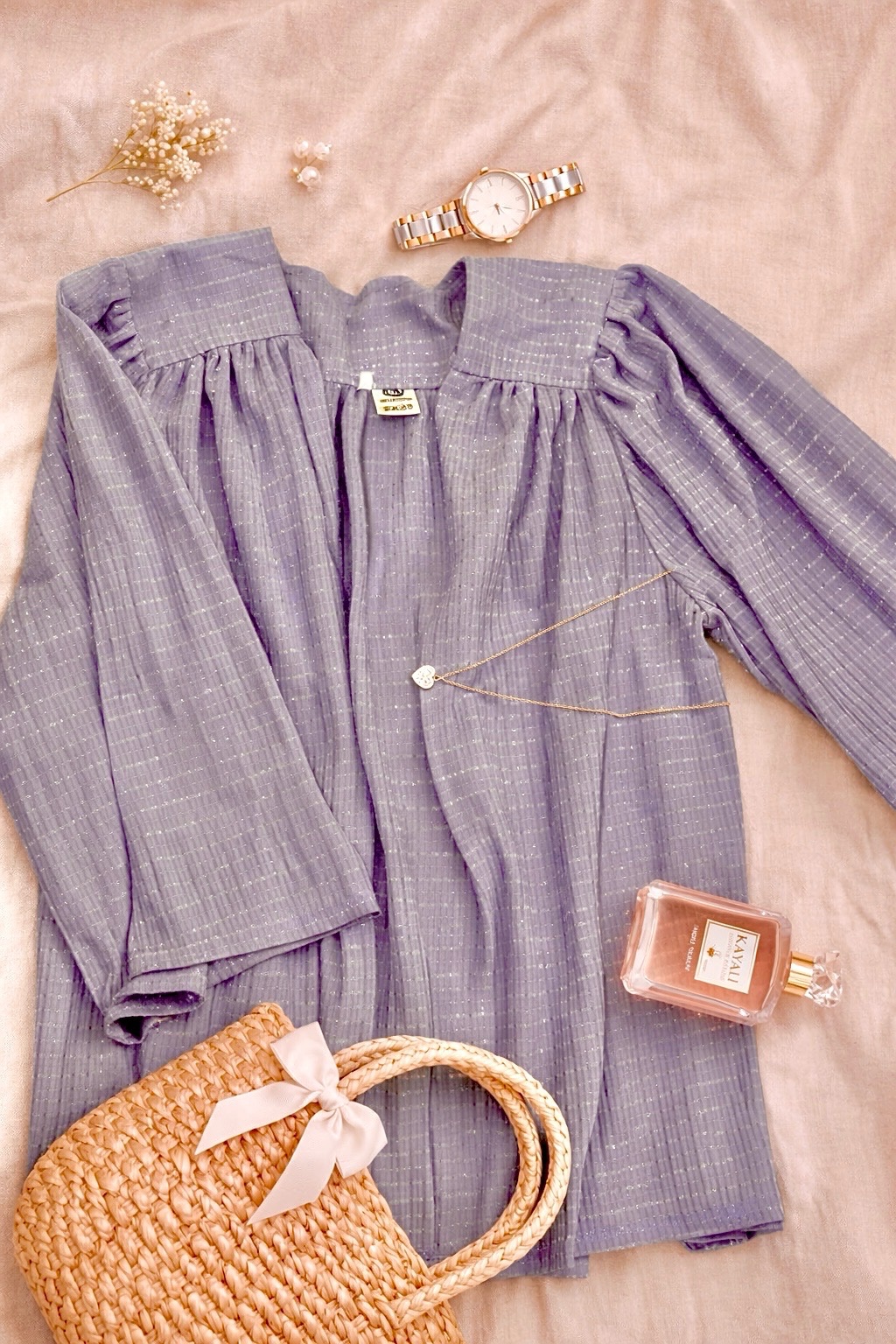 Gilet d'été lilas