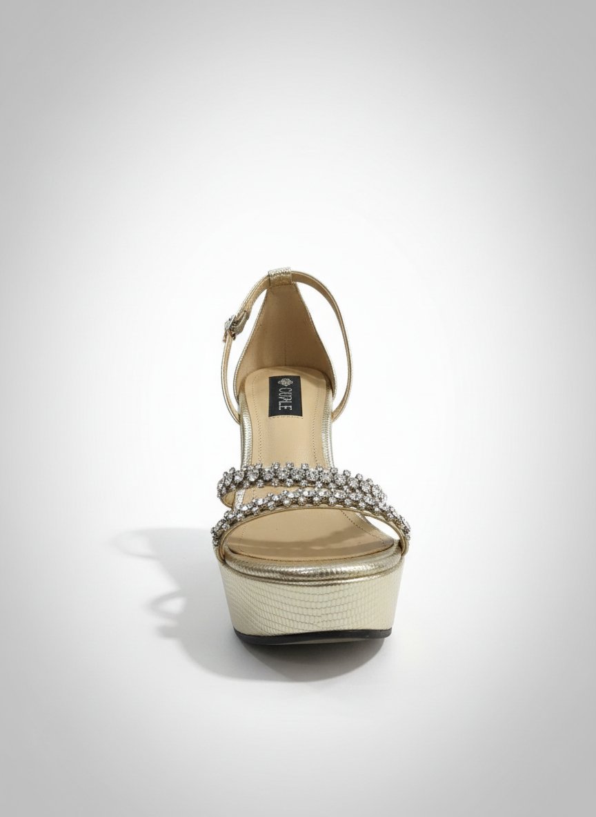 Chaussures doré