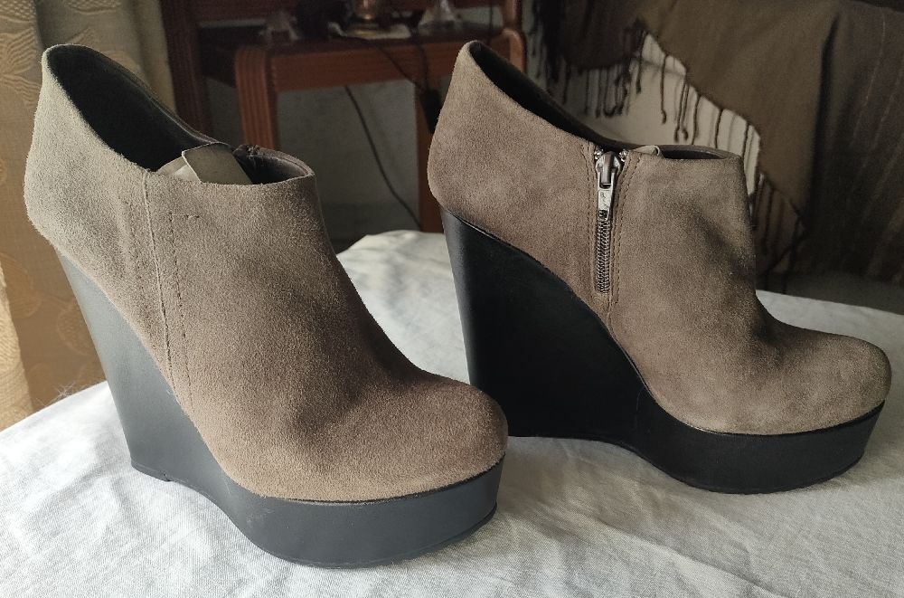 Bottines en daim Toscani