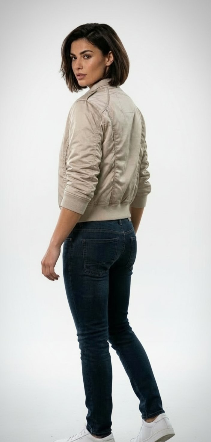 Blouson beige 