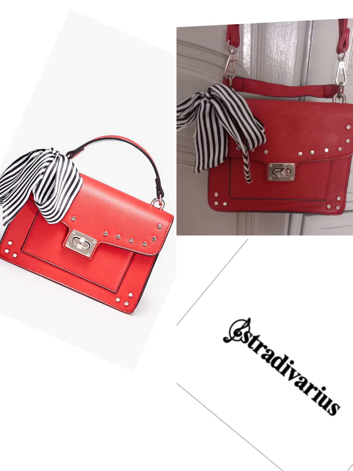 Sac rouge Stradivarius 