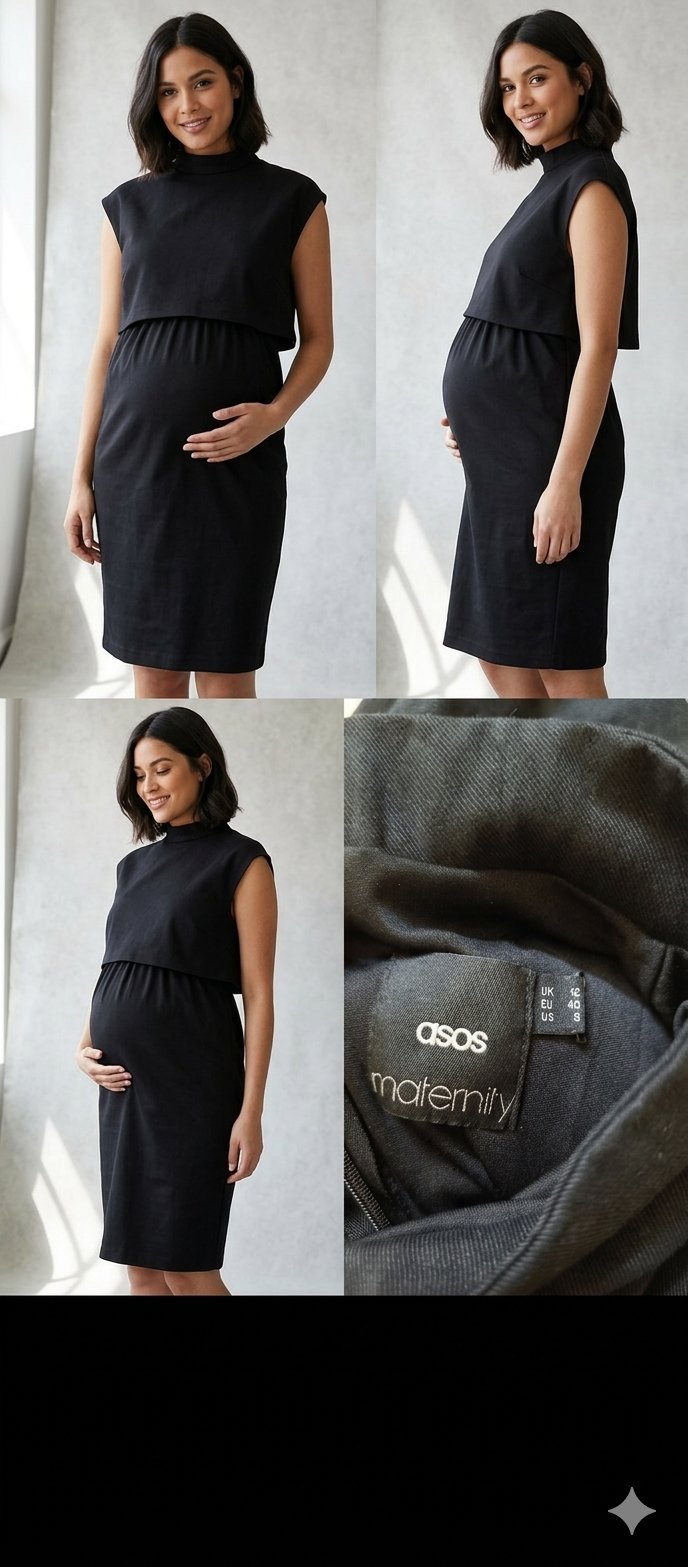 Robe Noire ASOS Maternity