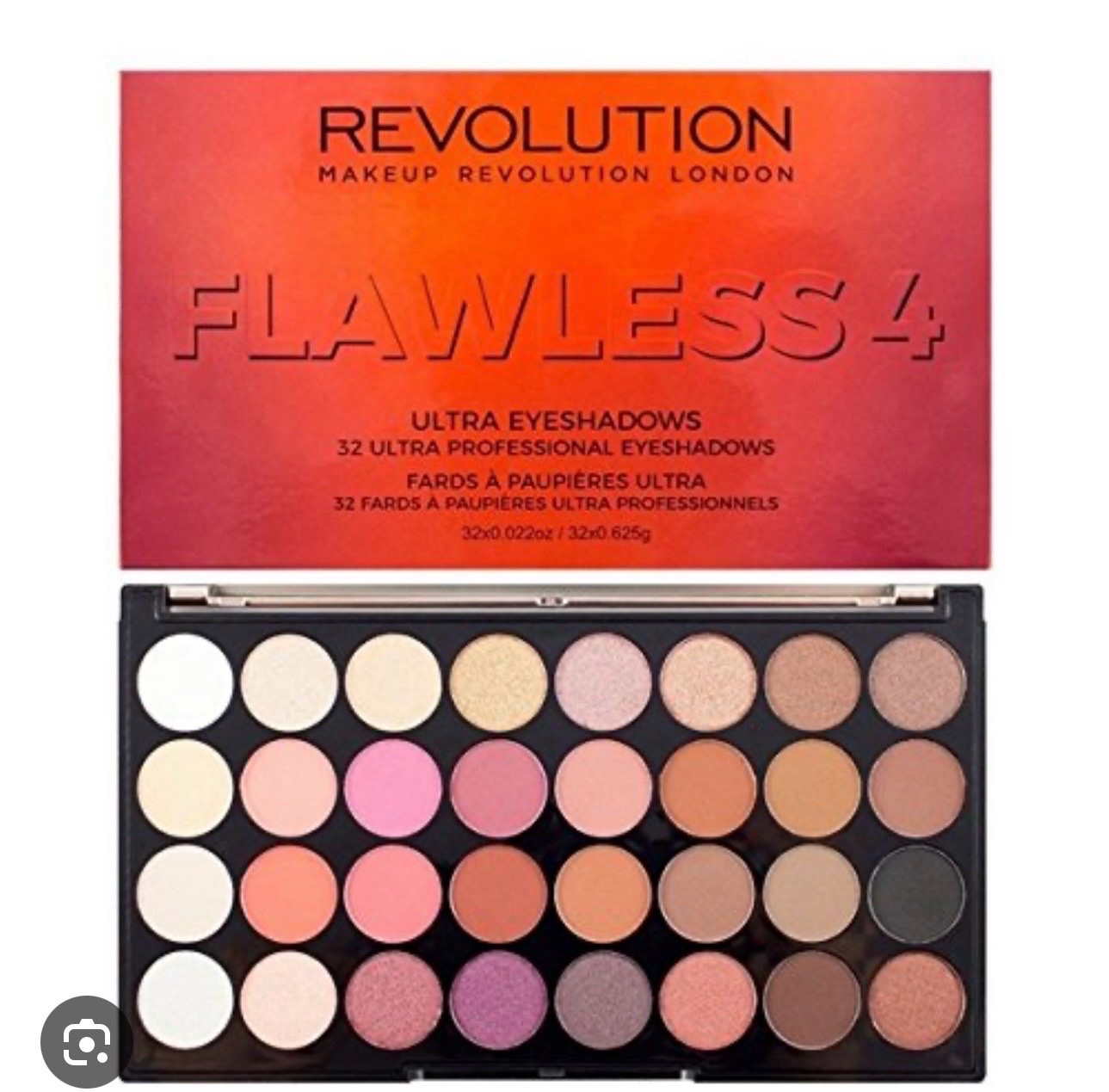 Revolution Eyeshadow palette Flawless4