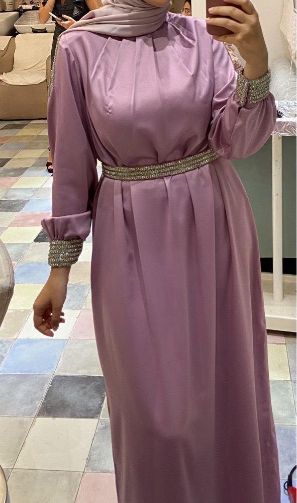 Robe soirée en satin 